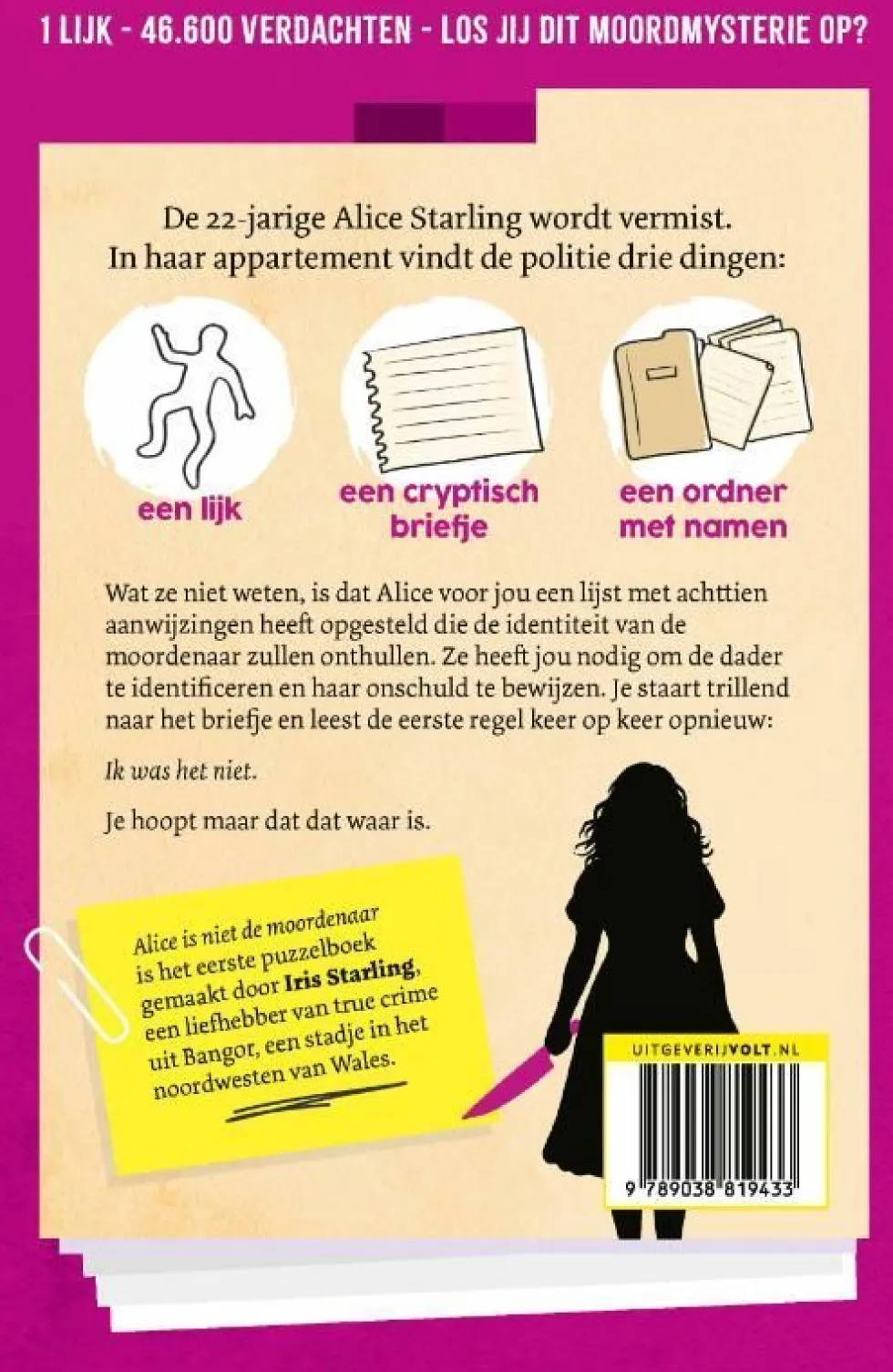 Alice is niet de moordenaar