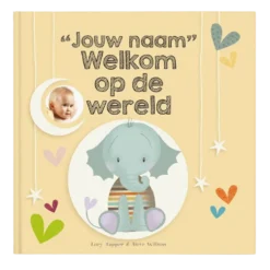 Babyboek "Welkom op de wereld" personaliseren