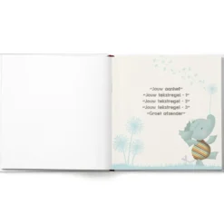 Babyboek "Welkom op de wereld" personaliseren