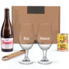 Bier borrelpakket met gegraveerde glazen