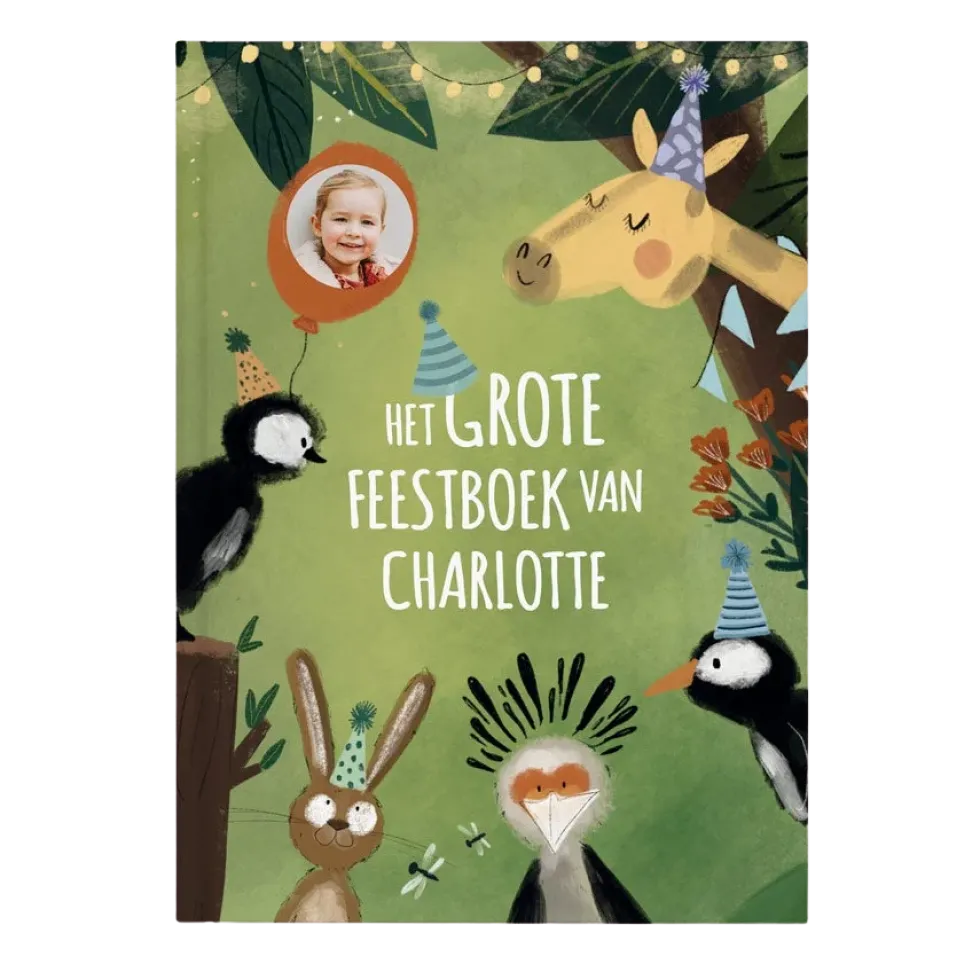 Boek Het grote feestboek personaliseren