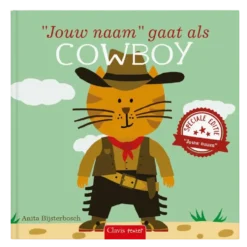 Boek "Ik ga als cowboy" met naam