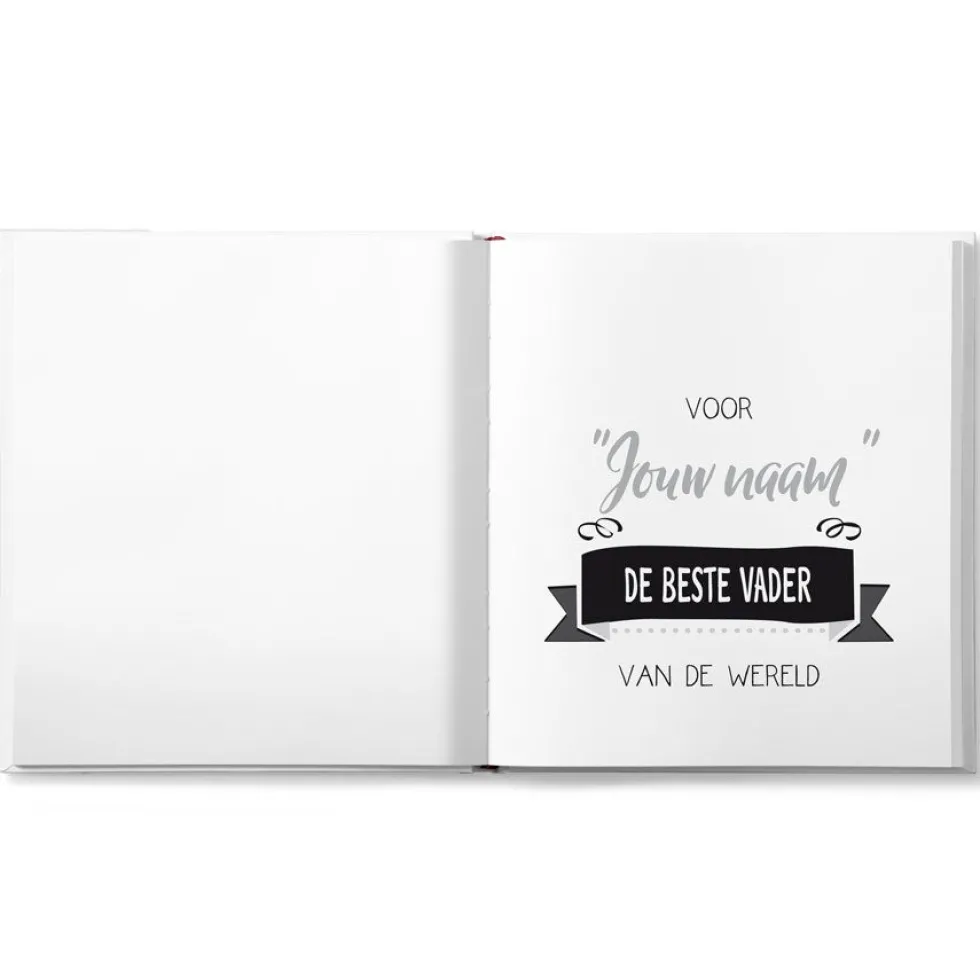 Boek met naam - De beste vader van de wereld