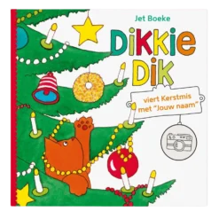 Boek met naam - Dikkie Dik - Viert Kerstmis