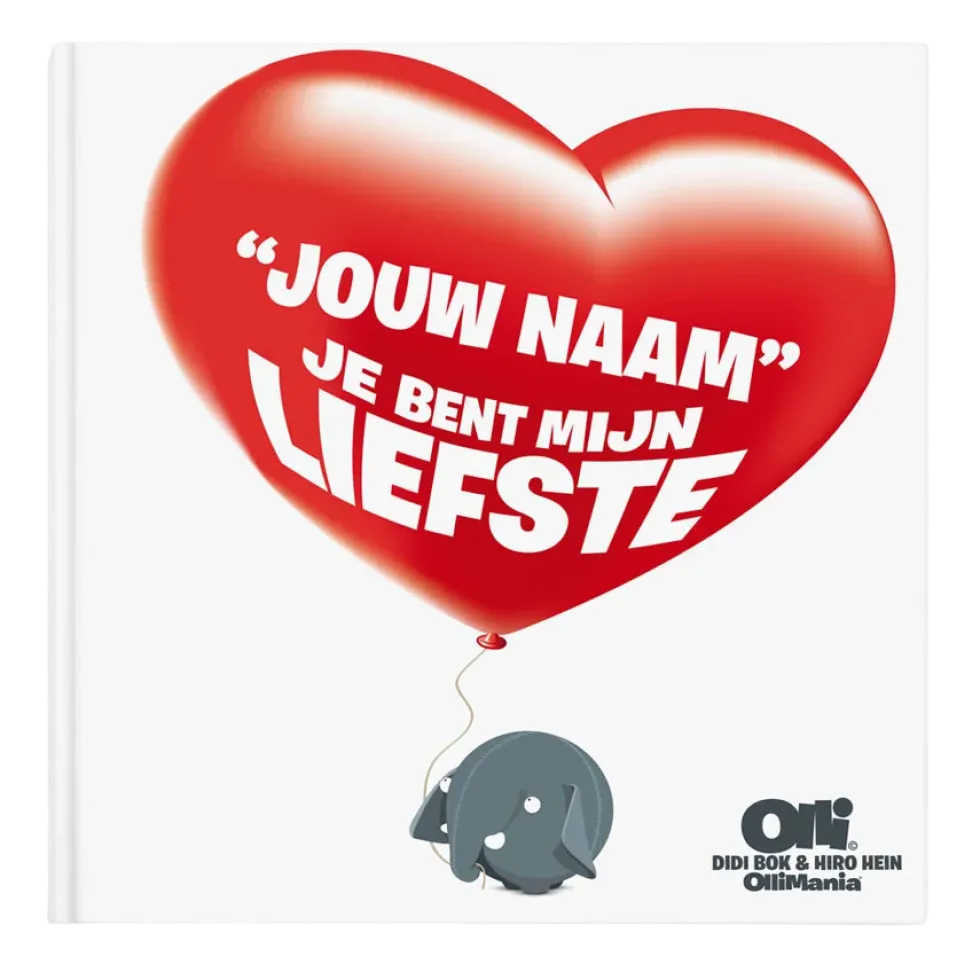 Boek met naam XXL - Ollimania - Je bent mijn Valentijn/Liefste