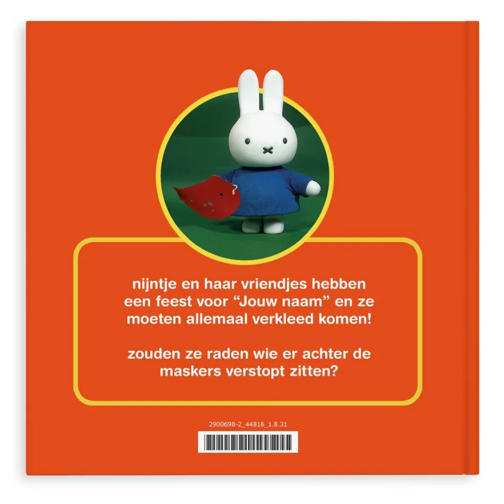 Boek "nijntje een feestje" met naam