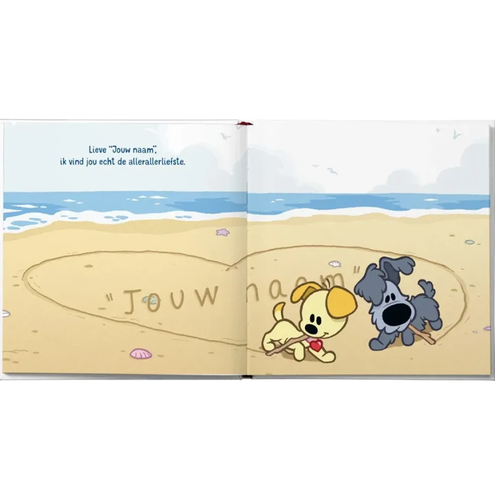 Boek "Woezel & Pip - Jij bent de allerliefste" met naam