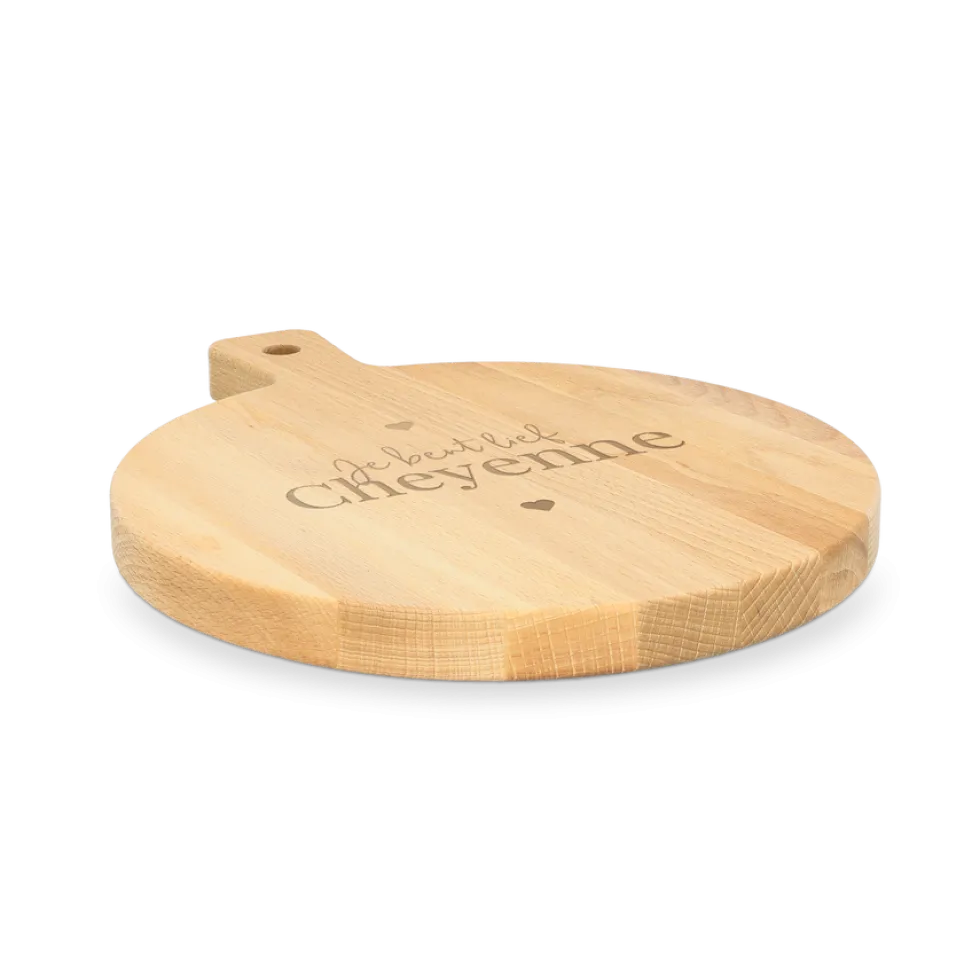 Borrelplank graveren