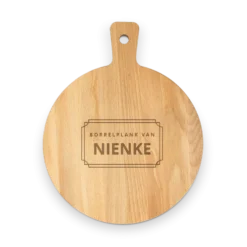 Borrelplank graveren