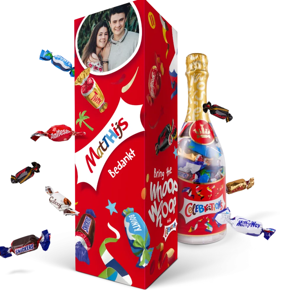 Celebrations chocolade met naam giftbox