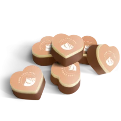 Chocolade hartjes met foto