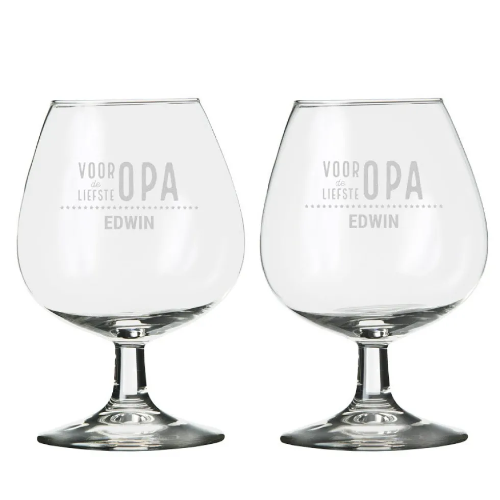Cognac glas graveren