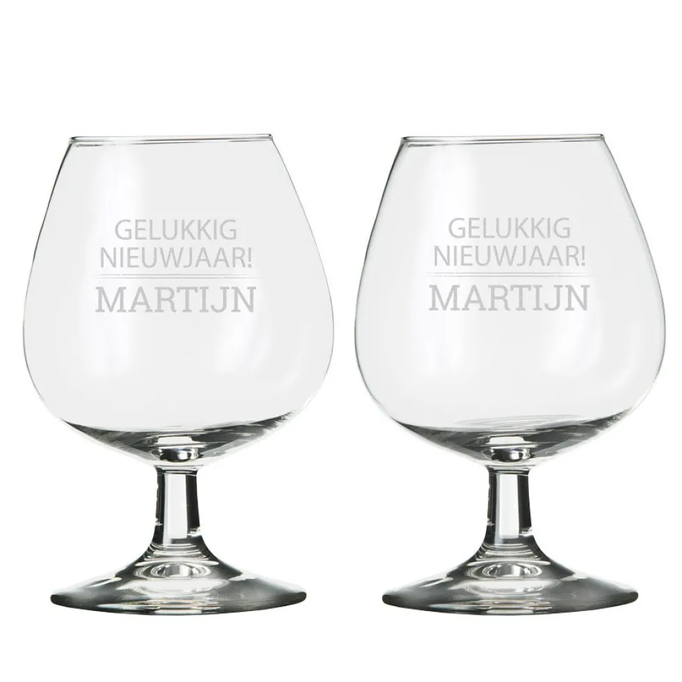 Cognac glas graveren