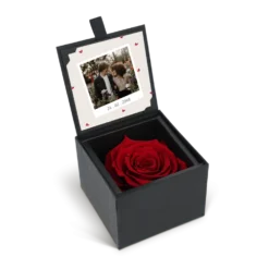 Eeuwige roos met foto afdruk