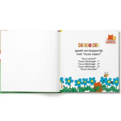 Flapjesboek met naam XXL - Dikkie Dik - Verstoppertje