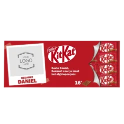 Giant KitKat met naam en foto