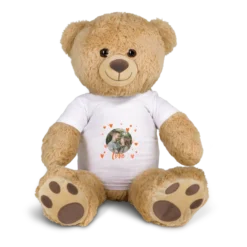 Grote knuffelbeer met foto
