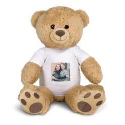 Grote knuffelbeer met foto