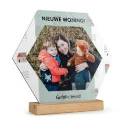 Houten fototegel personaliseren