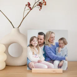 Houten fototegel personaliseren