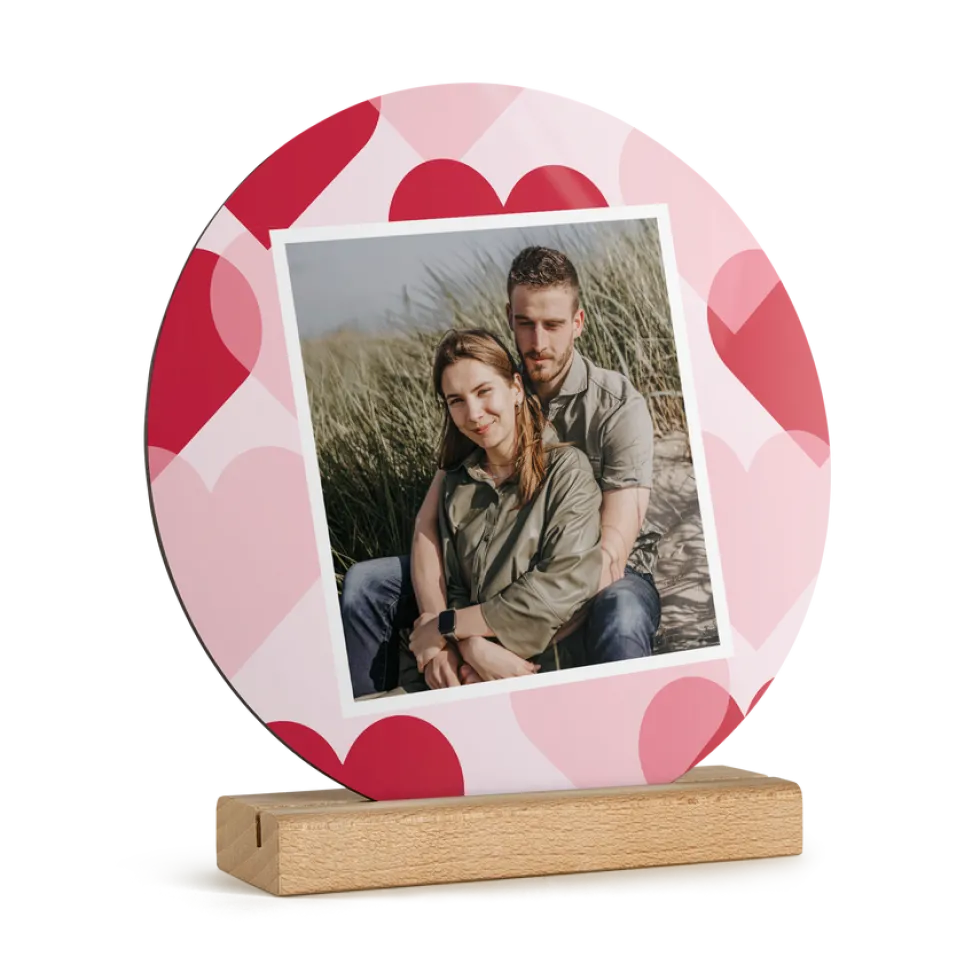 Houten fototegel personaliseren