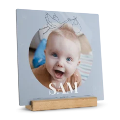 Houten fototegel personaliseren