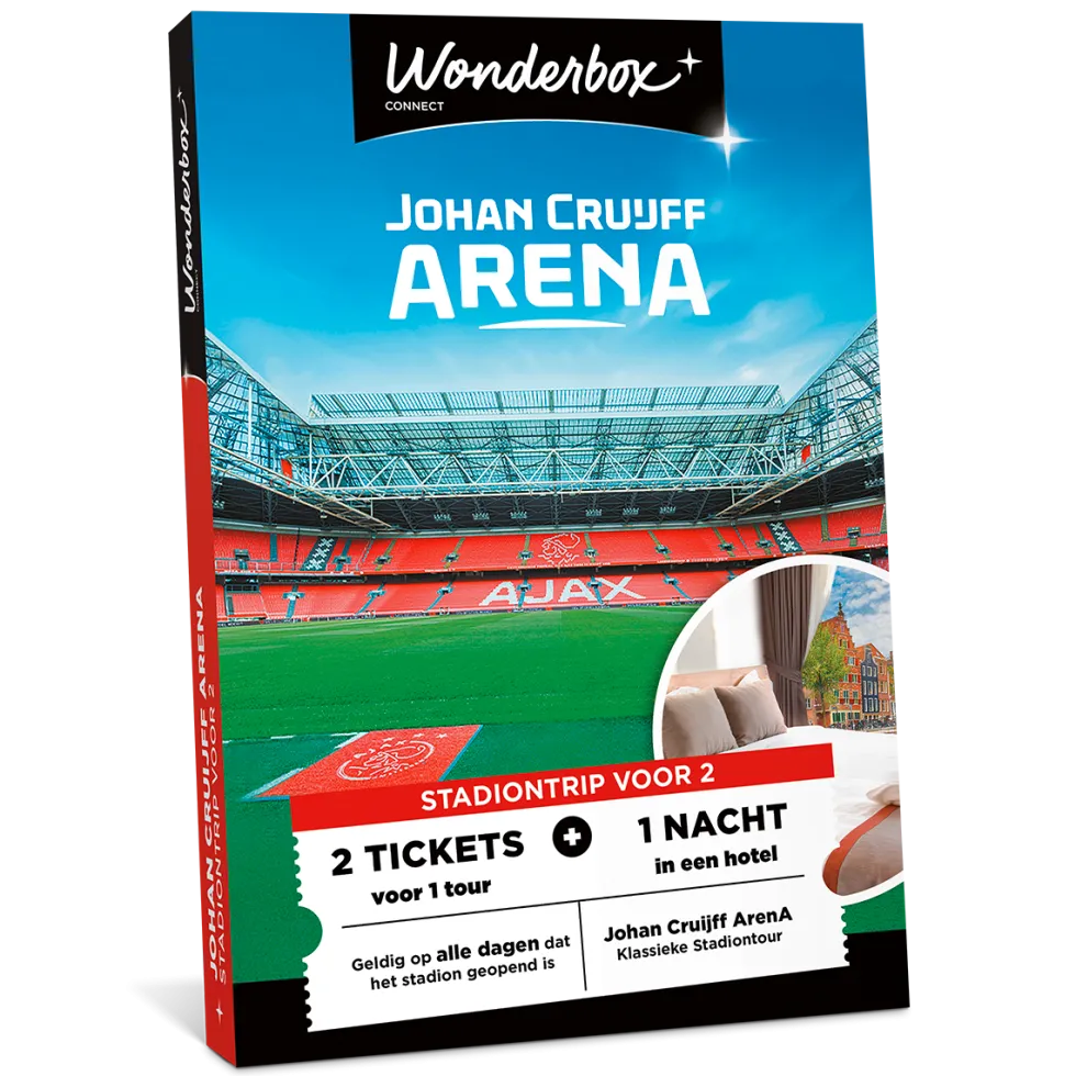 Johan Cruijff Arena Stadiumtrip met overnachting €232,90