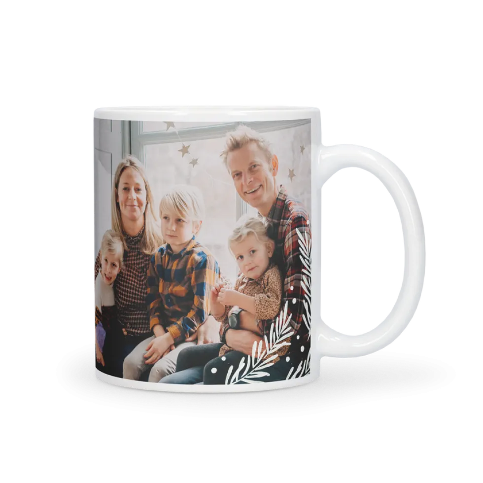 Kerst mok met foto