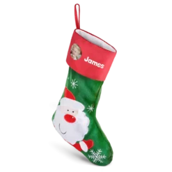 Kerstsok met naam bedrukken