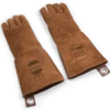 Leren BBQ handschoenen met naam - set van 2