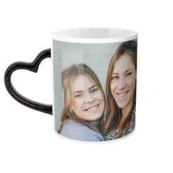 Magische mok met foto - hart