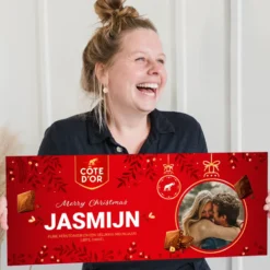 Mega Côte d'Or reep met naam en foto bedrukken