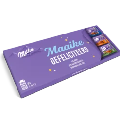 Mega Milka reep met naam en foto bedrukken