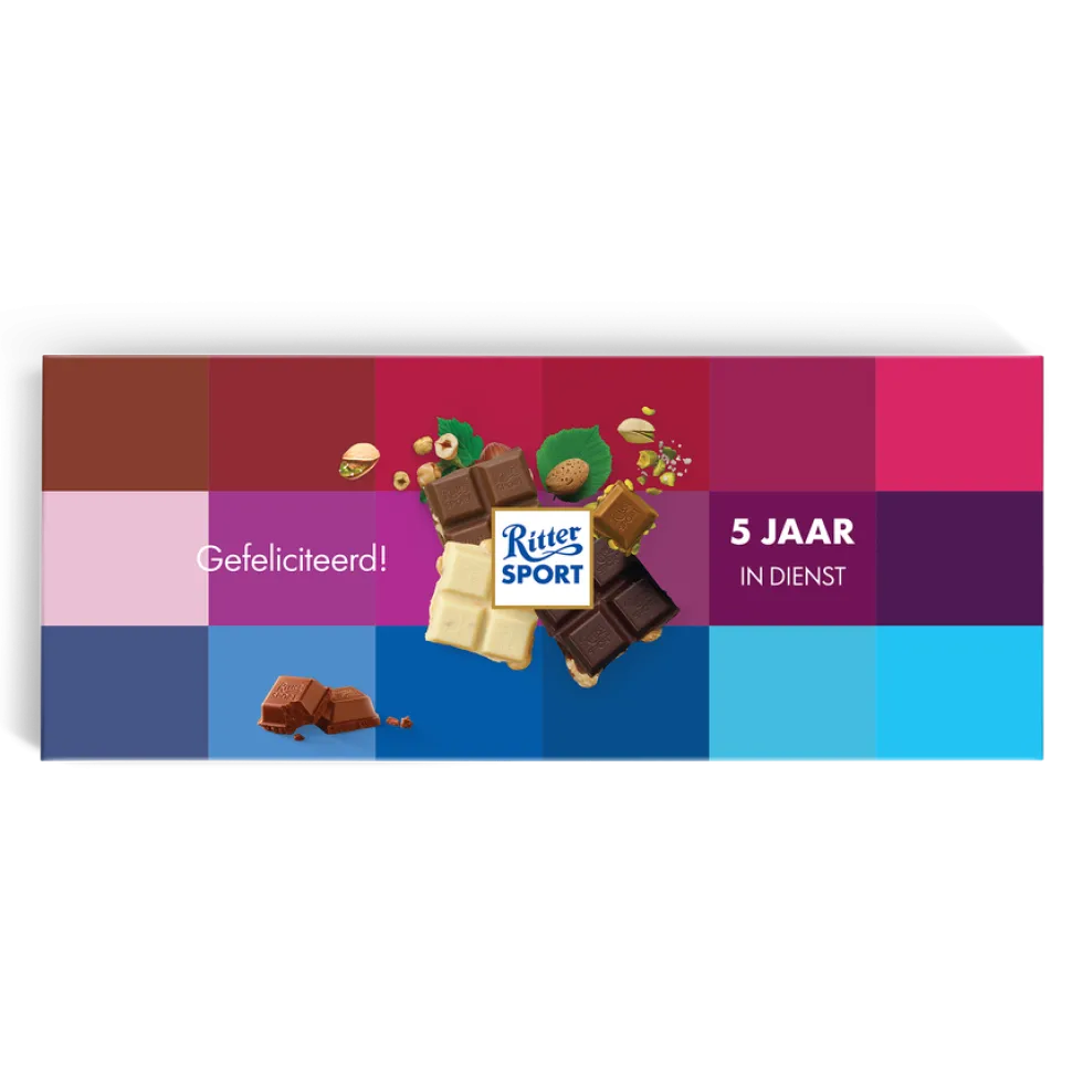 Mega Ritter Sport chocolade reep - 8 repen