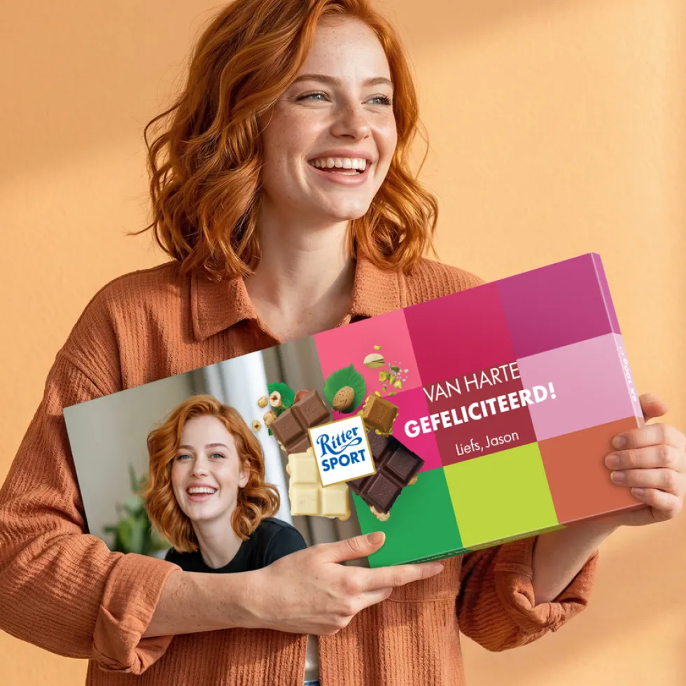Mega Ritter Sport chocolade reep - 8 repen
