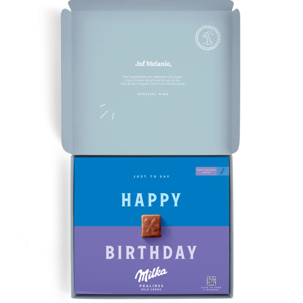 Milka Pralines Juf/Meester
