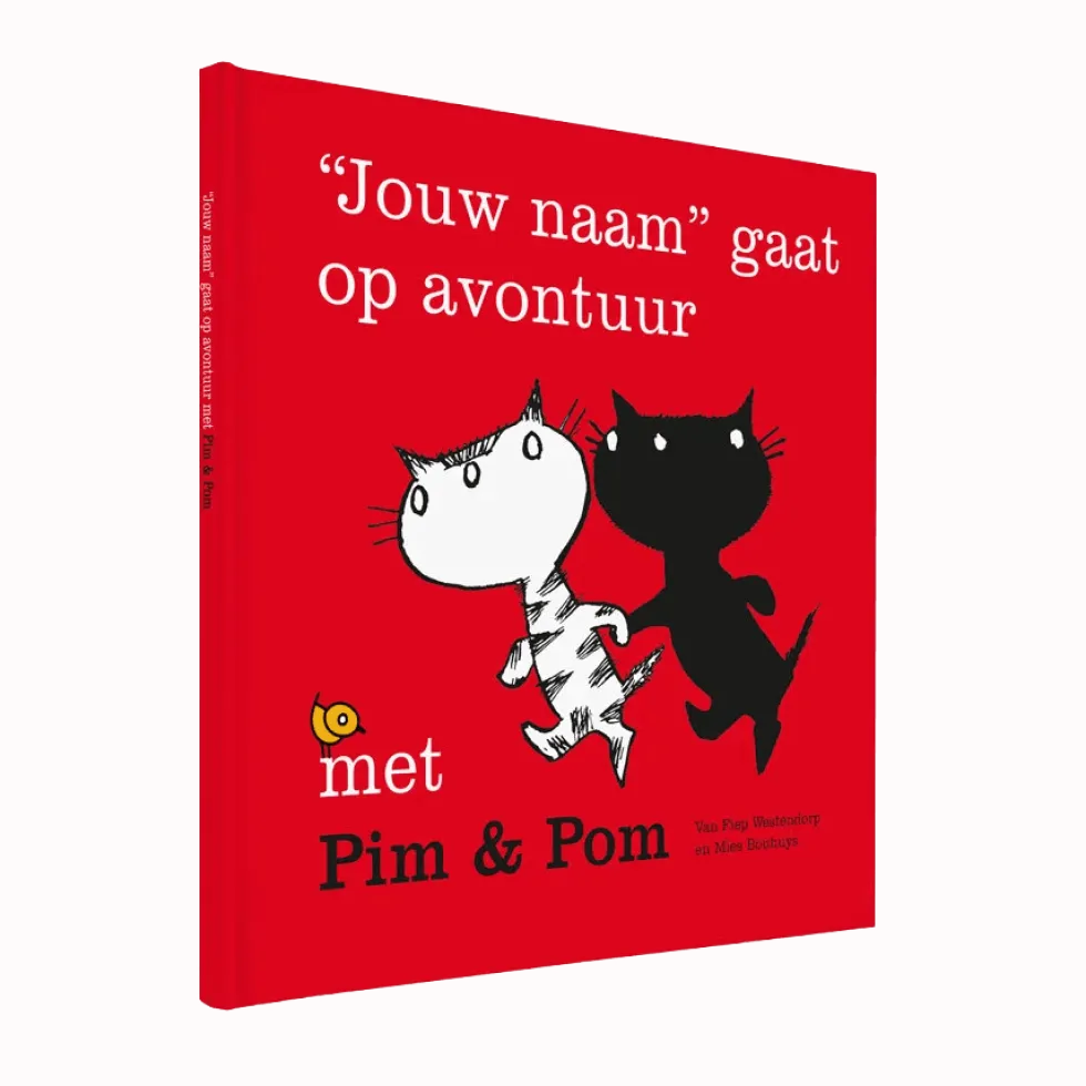 Op avontuur met Pim en Pom - Boek met naam kind