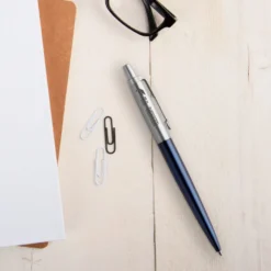 Parker - Jotter - Balpen graveren - Links (Blauw)
