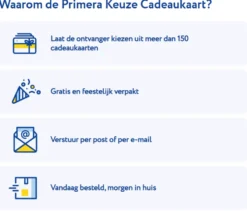 Primera Keuze Cadeaukaart Speciaal voor jou
