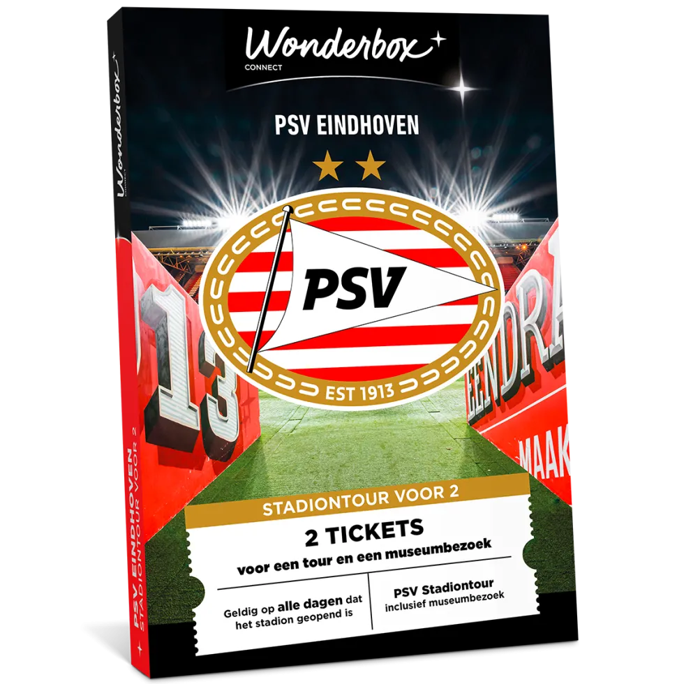 PSV Stadiontour voor 2 digitale code
