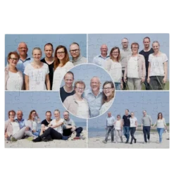 Puzzel met foto groot