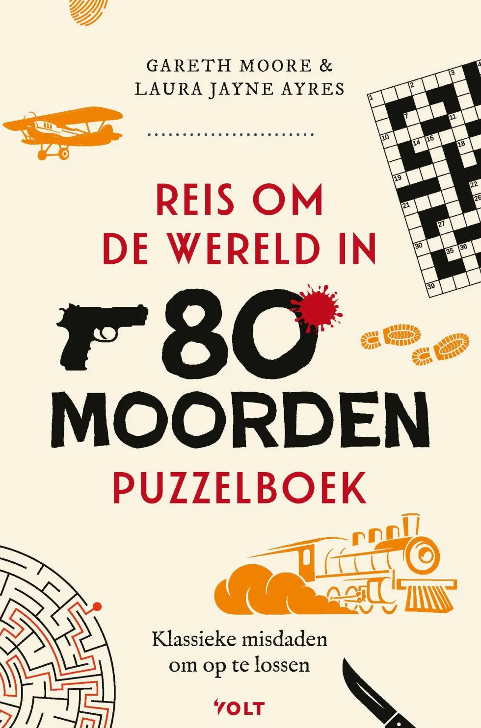 Reis om de wereld in 80 moorden puzzelboek