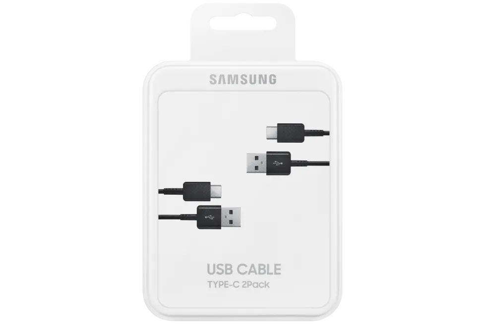Samsung USB-A to USB-C cable 1,5m duopack zwart