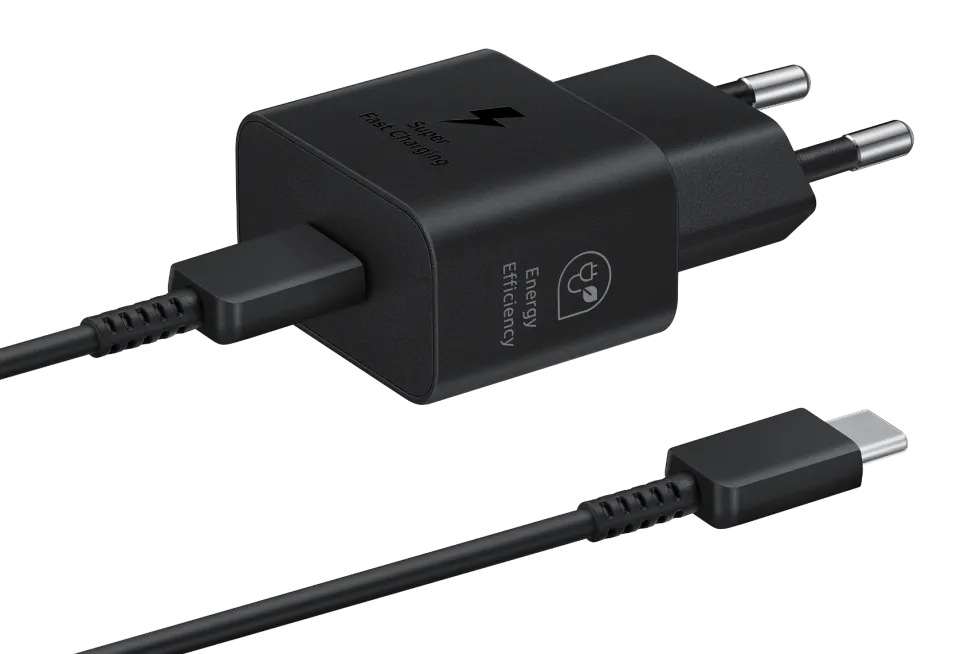Samsung 25W Power Adapter Black + Cable