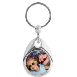 Sleutelhanger met foto - Rond
