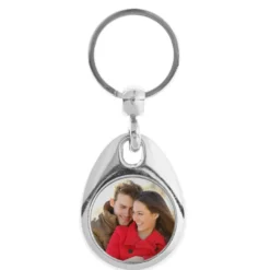 Sleutelhanger met foto - Rond