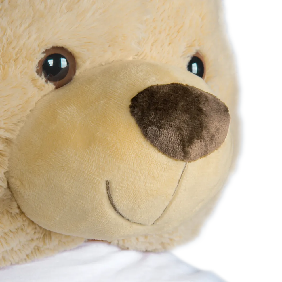 Teddybeer XXL met bedrukt T-shirt