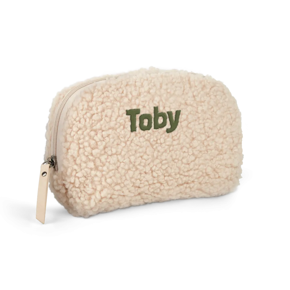 Teddy make up tas met naam