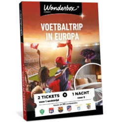 Voetbaltrip in Europa met overnachting