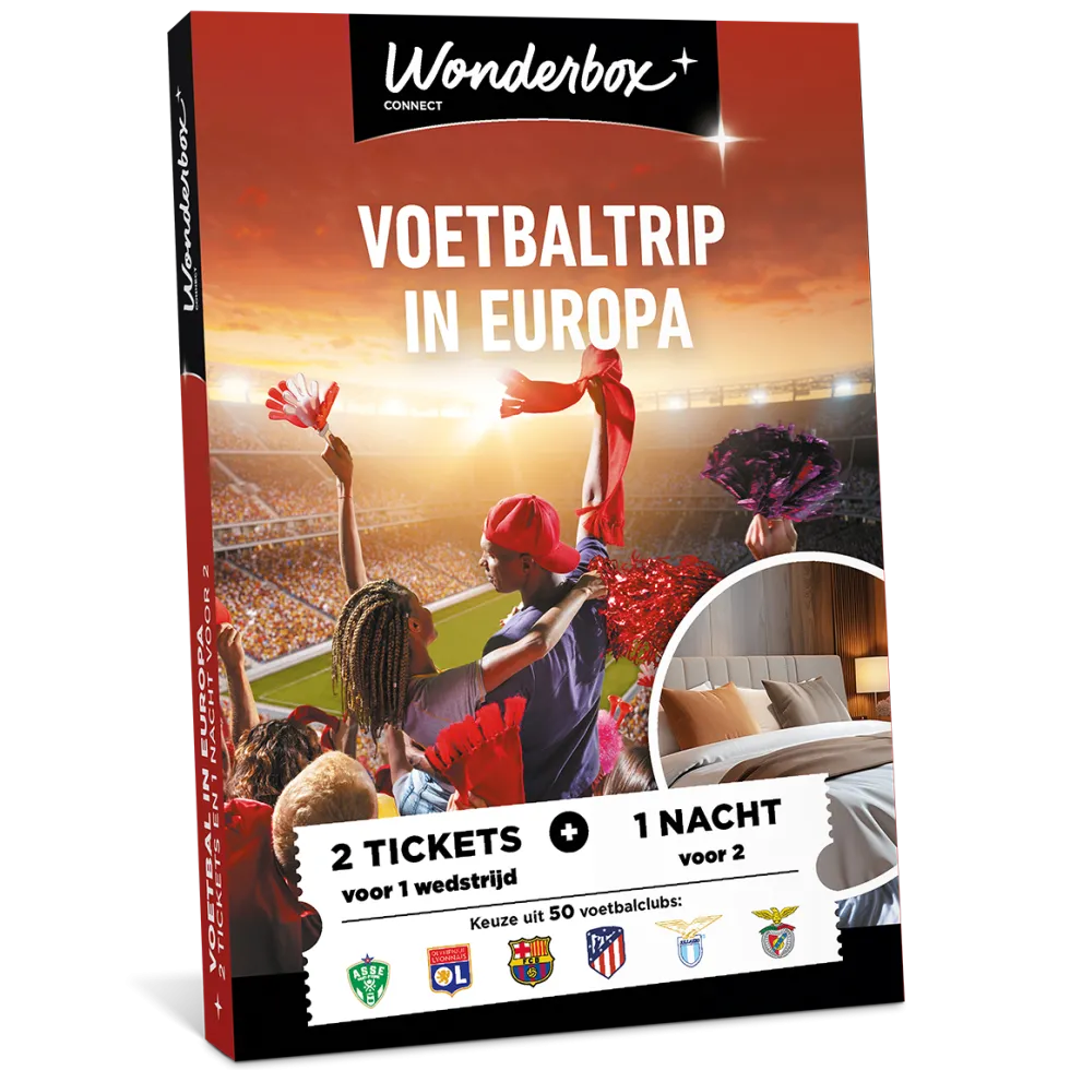 Voetbaltrip in Europa met overnachting